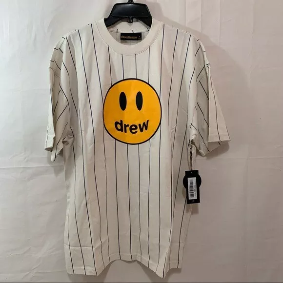 drew house *Authentic* Unisex mascot ss tee white with navy