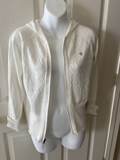 Girl's hoodie cardigan zipper Cherokee ivory color Girl size XL