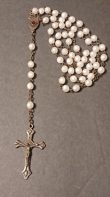 Vintage N. Senhora DefatimaTerra De Fatima Inri Crucifix Beads