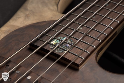 Fodera Monarch Deluxe Yin Yang 5 - Buckeye/Walnut #M55551D - Picture 15 of 20