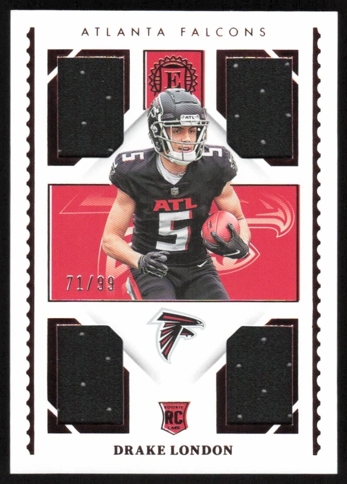 2022 Panini Encased Drake London #RQM-4