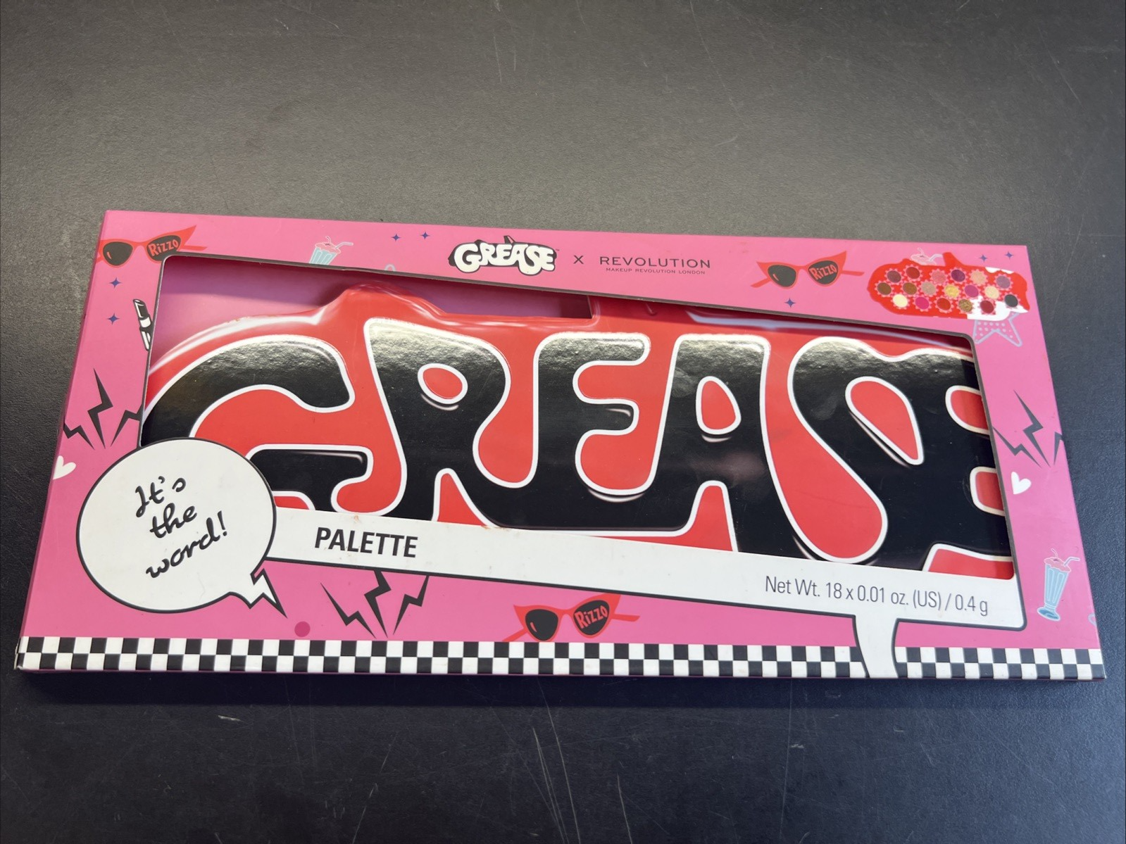 Revolution Grease X The Word Shadow Palette Limited Edition 18 Shades