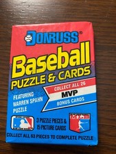 1989 Donruss Cards And Puzzle Jumbo Pack New Factory Sealed MLB Baseball
