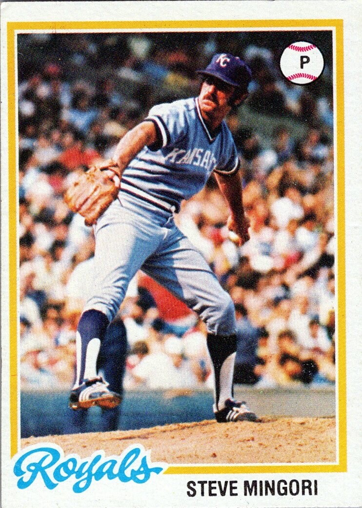 1978 Topps #696 Steve Mingori Kansas City Royals EX