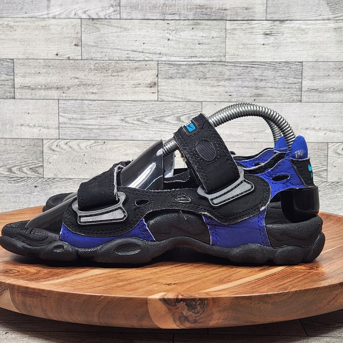 靴 Nike ACG free lift sandal NIKE Size 10 Grey Black Marbled TPU Split Toe ACG Free Rift