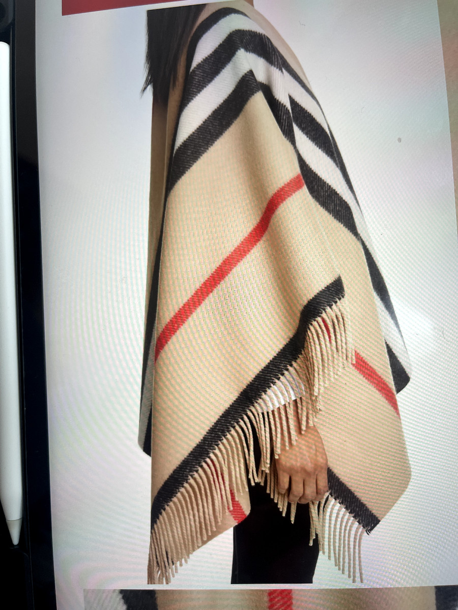 burberry scarf cape