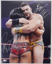 Brian Cage & Tessa Blanchard Signed 16x20 Photo BAS COA ROH Impact CMLL AAA Auto