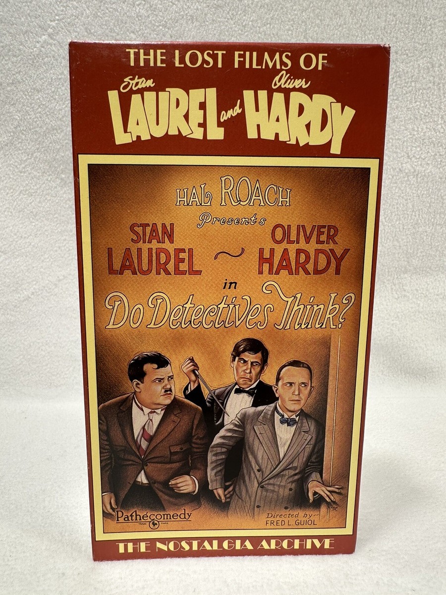 The Lost Films of Laurel & Hardy: Do Detectives Think? - VHS Video