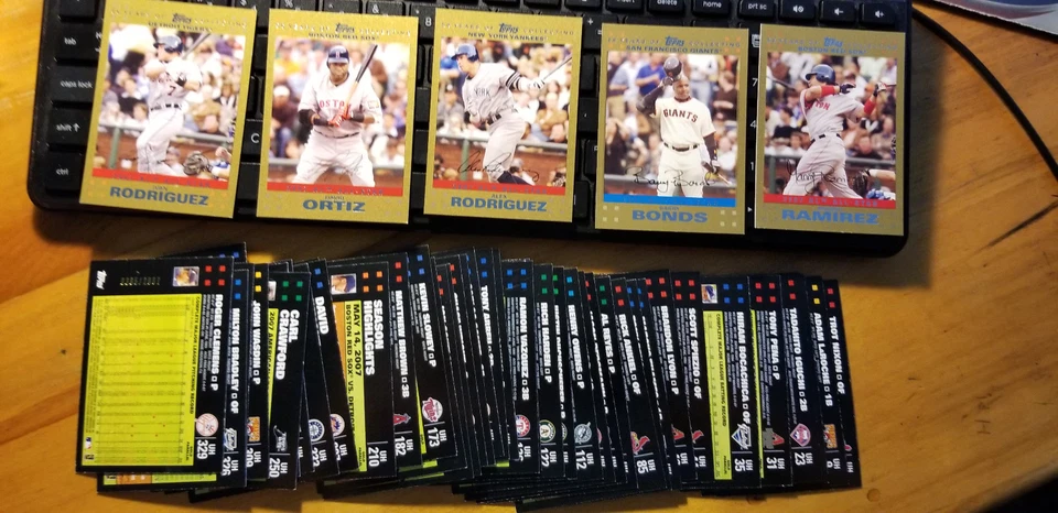 2007 Topps Gold/2007 w/Update Fill your set you pick choice - Image 2 of 2