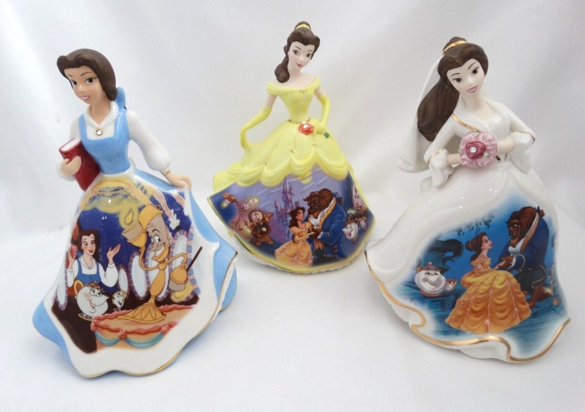 DISNEY PRINCESS BELLS BRADFORD EXCHANGE BEAUTY AND BEAST BELLE | eBay