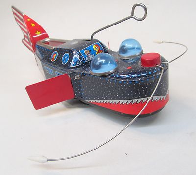 1950's SPACE WHALE PIONEER PX-3 Space Ship ORIGINAL tin w/u