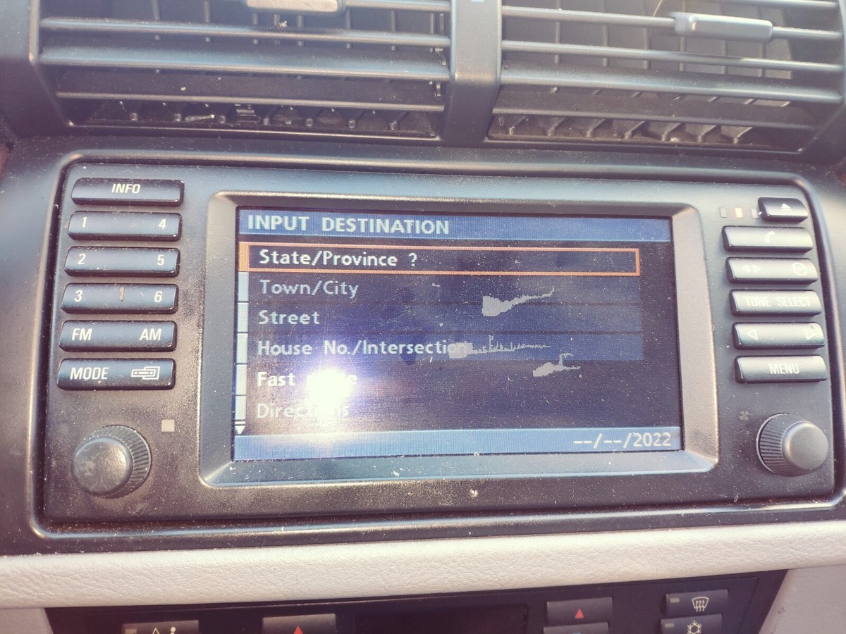 2006 BMW X5 4.4I WIDE SCREEN NAVIGATION RADIO MONITOR GPS