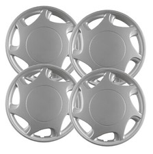 Set Of 4 14 Silver Hubcap Replacements For 1992-2000 Toyota Camry Set Of 4 14 Silver Hubcap Replacements For 1992-2000 Toyota Camry