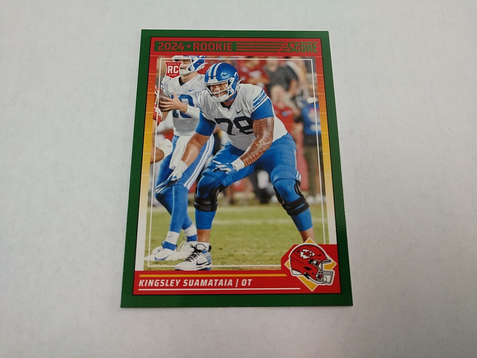 Kingsley Suamataia Panini Score #331 Green