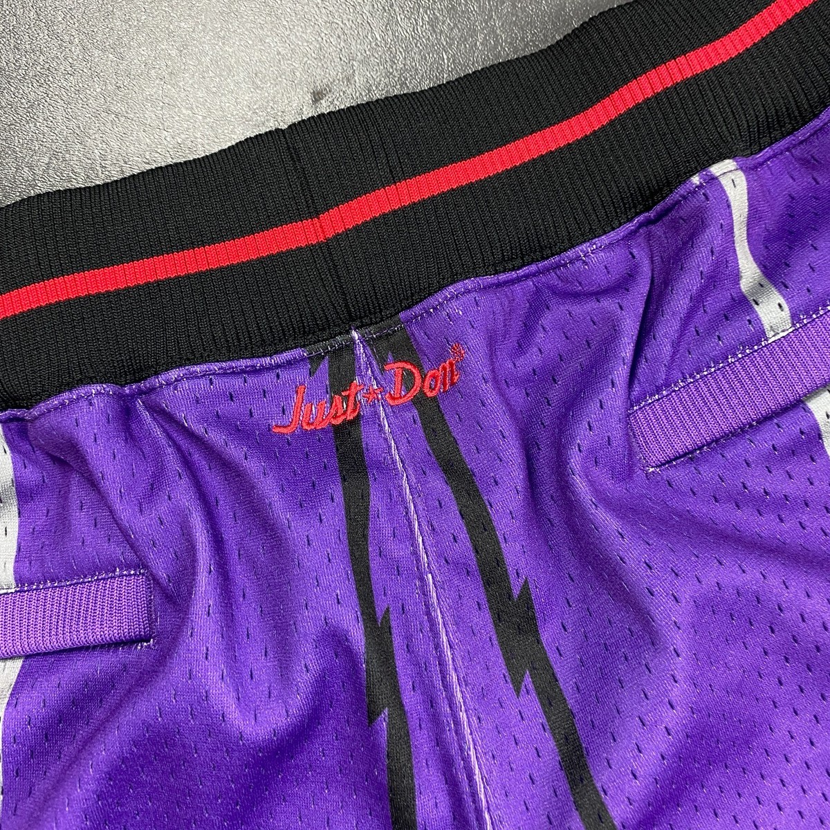 100% Authentic Just Don 95 96 Toronto Raptors Mitchell Ness Shorts