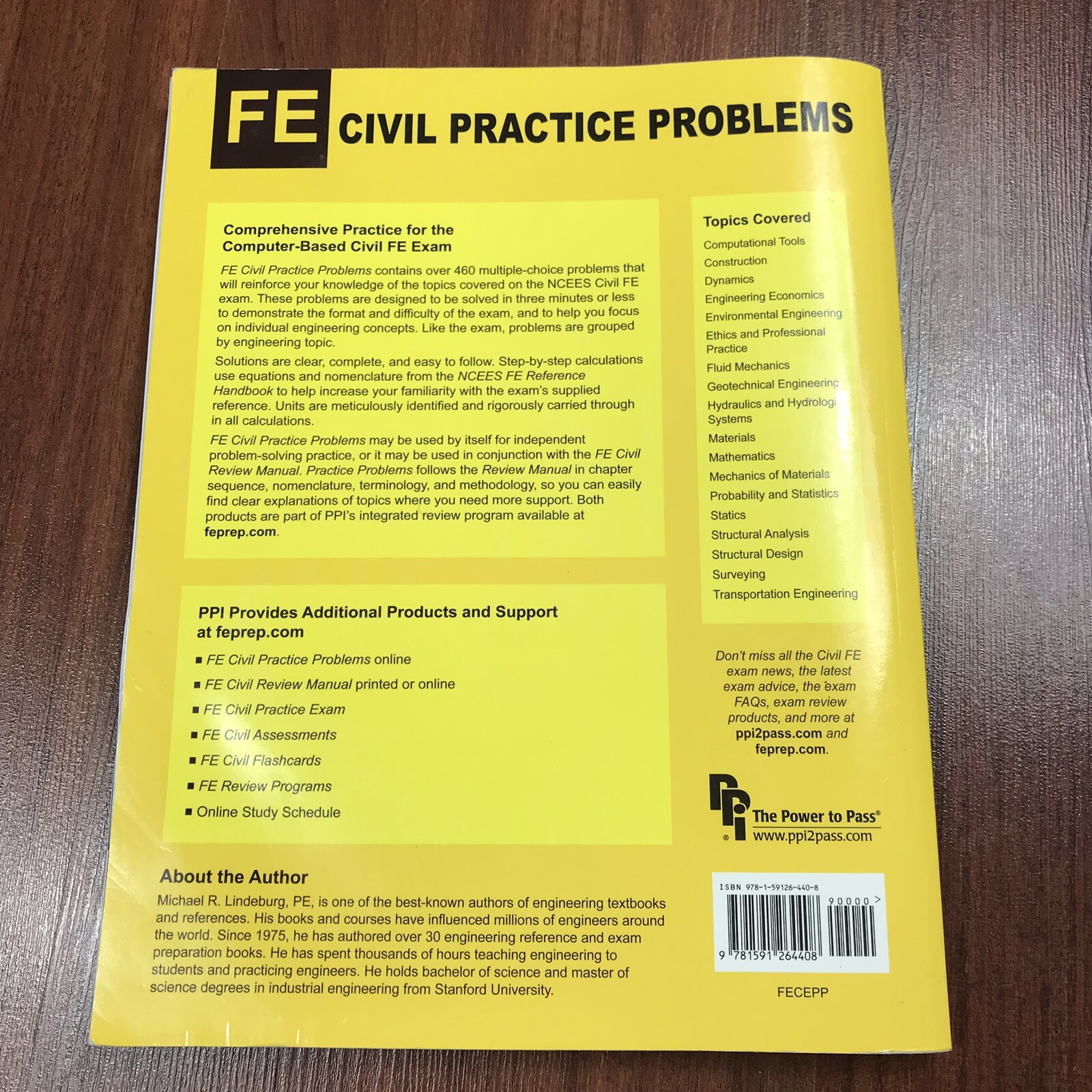 Buy FE Civil Practice Problems for the Civil Fundamentals of Engineering  Exam by Michael R. Lindeburg (2014, Paperback, New Edition) online | eBay
