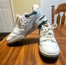 New Balance 550 Men's Athletic Low Top Lace Up Sneakers White Green Gray
