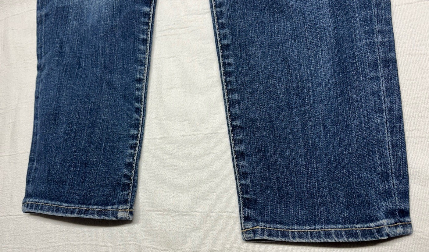 AG Adriano Goldschmied Jeans Womens 30 Blue Stilt Crop Cigarette Jean Crop thumbnail 3