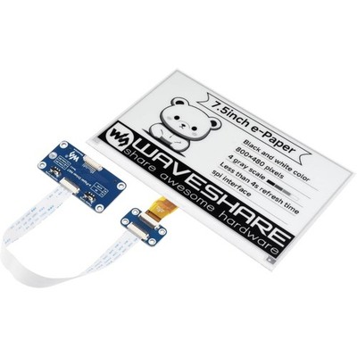 7.5 Inch E-Paper Display HAT Module Kit 640x384 Resolution 3.3v E-ink Electro...