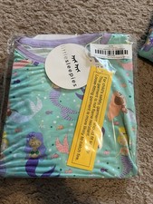 Little Sleepies Mermaid Magic Two Piece Pj Set 5/6 And Cloud Blanket