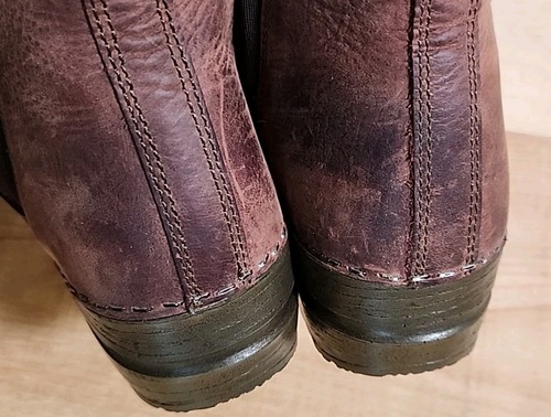 Gr. 39 Sanita Hudson Chelsea-Stil Stiefelette dunkel braun Leder dänischer Clog gebraucht, in einwandfreiem Zustand - Bild 12 von 13