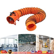 Portable 12" Extractor Blower Fan w/ 5m Duct Hose Ventilator Industrial Exhaust