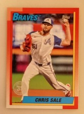 2025 Topps Series 1 Chris Sale 90B2-4 Nm-Mt 35th Anniversary Insert Braves SP