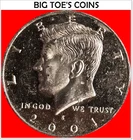 2001-S CLAD PROOF KENNEDY HALF DOLLAR, NICE COIN, FAST SHIPPING!!