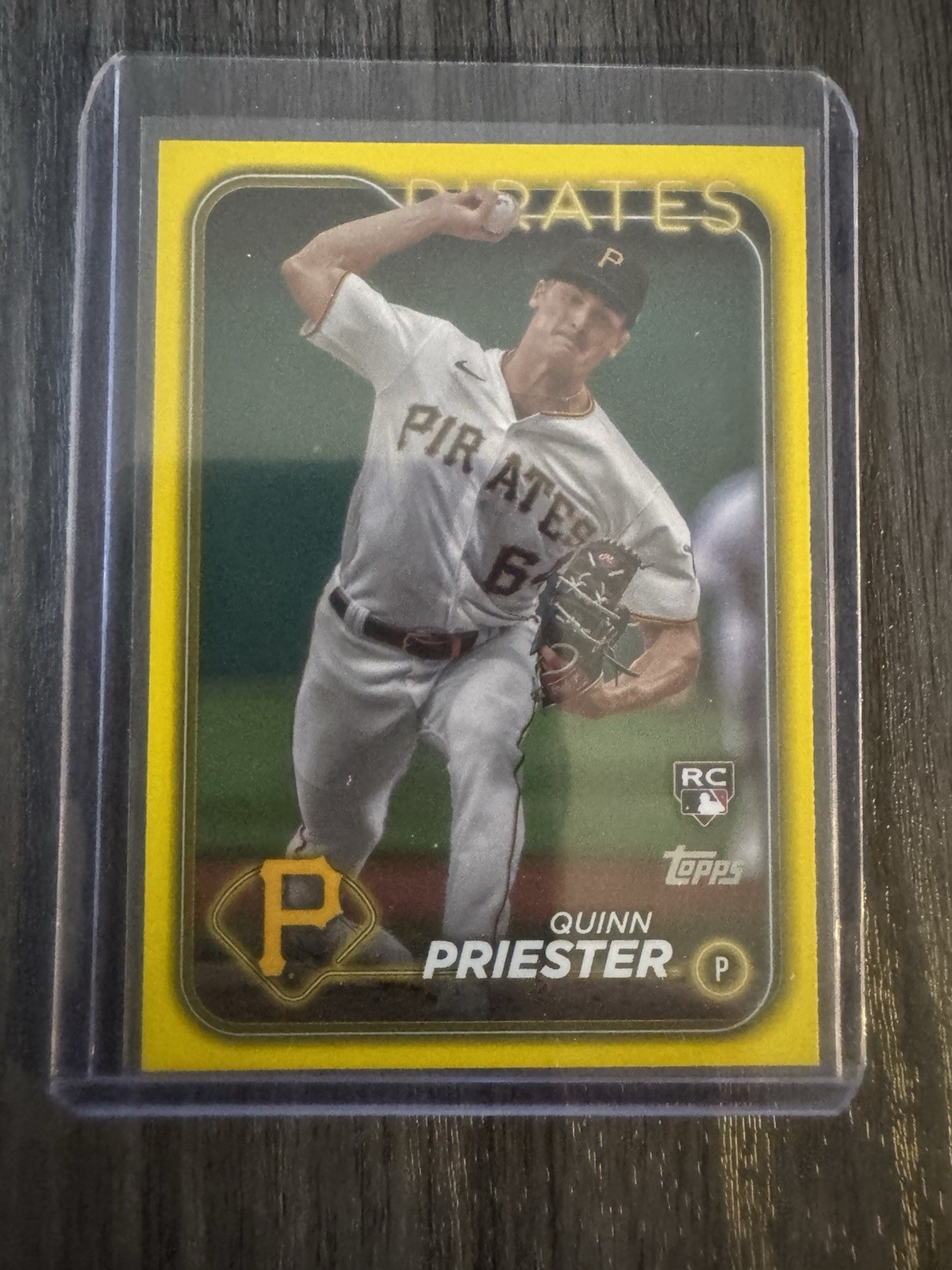 2024 Topps Quinn Priester Yellow Rookie #93