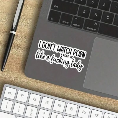 Read Smut Lady Motivations Vinyl Aufkleber für Laptop Sticker, Wasserflaschen