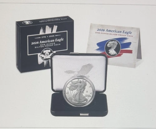 2026 American Eagle 1oz Silver Proof Coin (West Point Mint) - 26EA   IN  HAND