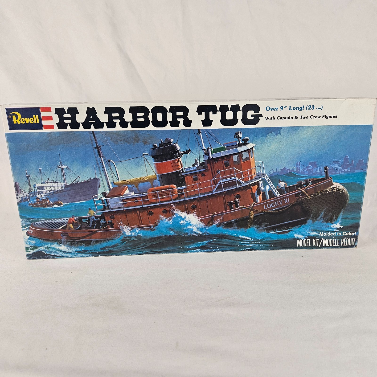 Vintage Revell Harbor Tub Boat Plastic Model Kit