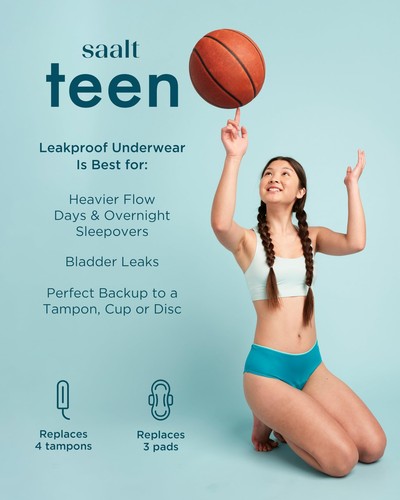 Teen Brief Period Underwear - Leakproof Menstrual Underwear for Teen Girls - ... - Picture 2 of 7