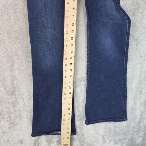 Hollister Low-Rise Bootcut Jeans Womens 0R Blue Medium Wash Soft Stretch Denim - Picture 8 of 11