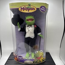 Muppets KERMIT THE FROG 12" Porcelain Doll Brass Key Celebrating 25 Years 2006