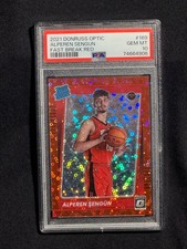 2021-22 Panini Optic Alperen Sengun Red Fast Break /85 PSA 10 LOW POP