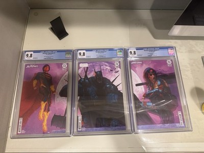 Mark Spears Connecting SET CGC 9.8 - Absolute Superman Batman Wonder Woman NM+