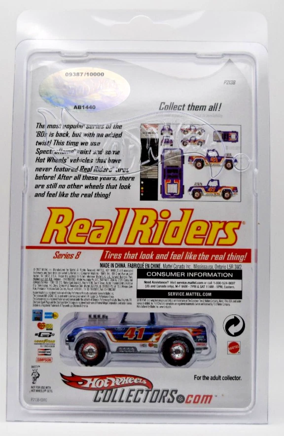 HOT WHEELS RLC Real Riders Series 8 Baja Bruiser #9387/10000 - Image 2 of 3