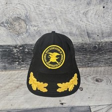 Vintage NRA National Rifle Association Black Mesh Trucker Snapback Hat Cap USA