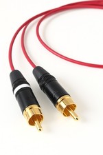 Mogami -Little Wonder- HighEnd Mini-Cinchkabel - Rot - Paar - Neglex OFC