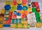 Fisher-Price Little People Furniture House School Hospital Accessory Lot Vintage