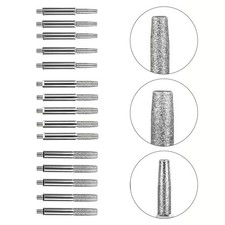 Premium Carbide Burrs for Hand Crank Chainsaw Chain Sharpening Pack of 5