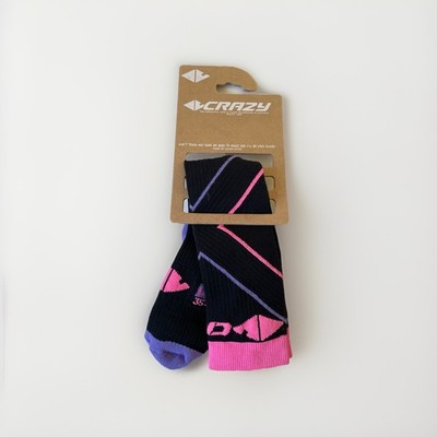 Crazy Idea Skimo Energy Compression Ski Socks  Aurora  Black Size 35-38