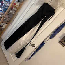 Cache Black White Formal Gown Dress Size 4 Worned Once