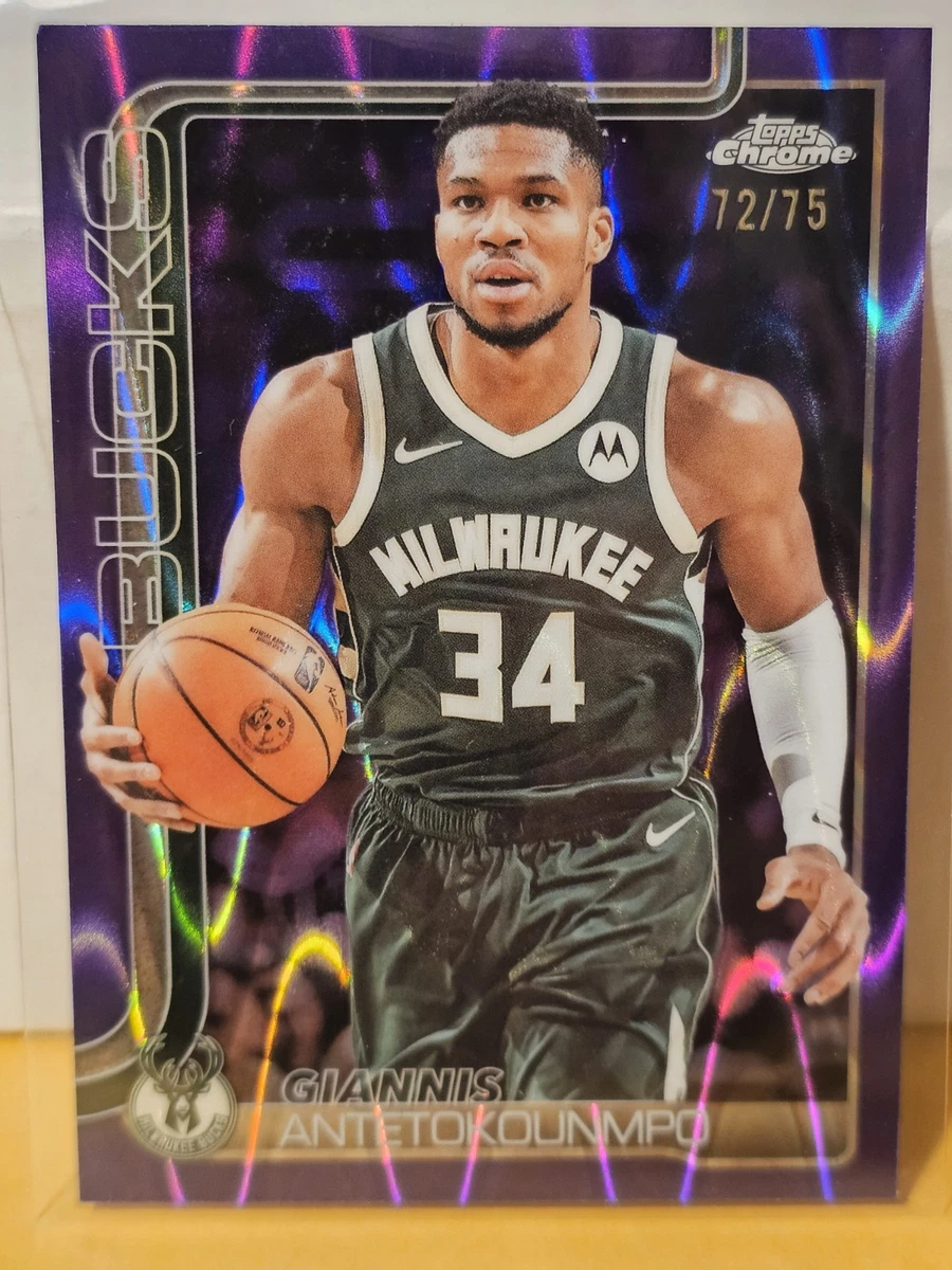 Giannis Antetokounmpo Serial Numbered Basketball Sports Trading