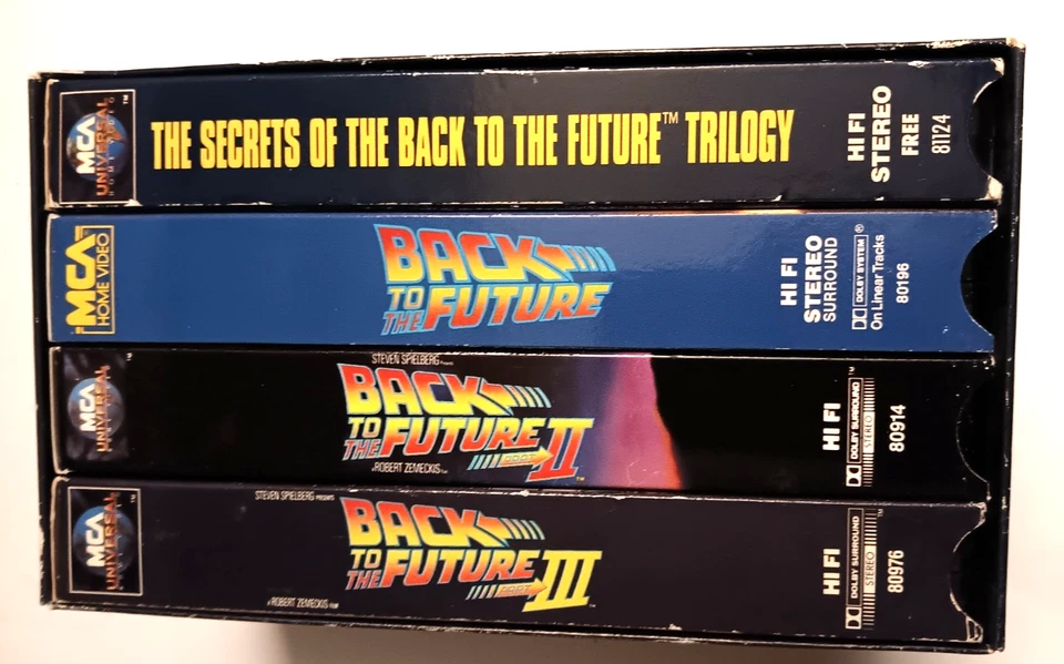 Back to the Future Trilogy and the Secrets of.  (VHS, 1991, Limited Edition) - Image 4 of 4