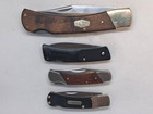 Vintage Schrade+ USA OldTimer Folding Lock Back Pocketknives Excellent Condition