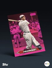 2024 Topps Stadium Club - Rogers Hornsby #242 Pink Foil