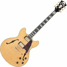 D'Angelico  Double Cutaway w/ stop-bar tailpiece Satin Honey