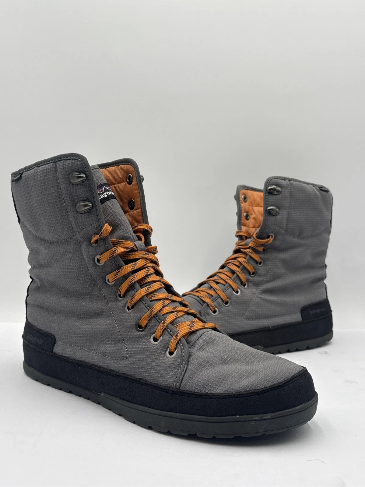 Patagonia Activist Puff High Black Grey Water-Resistant Boots Men's 11.5 Shoes